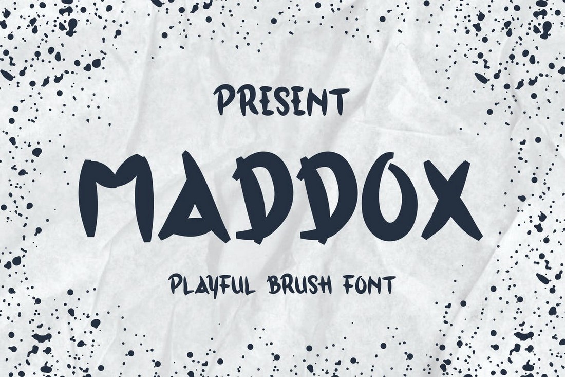 Maddox - Decorative Brush Font