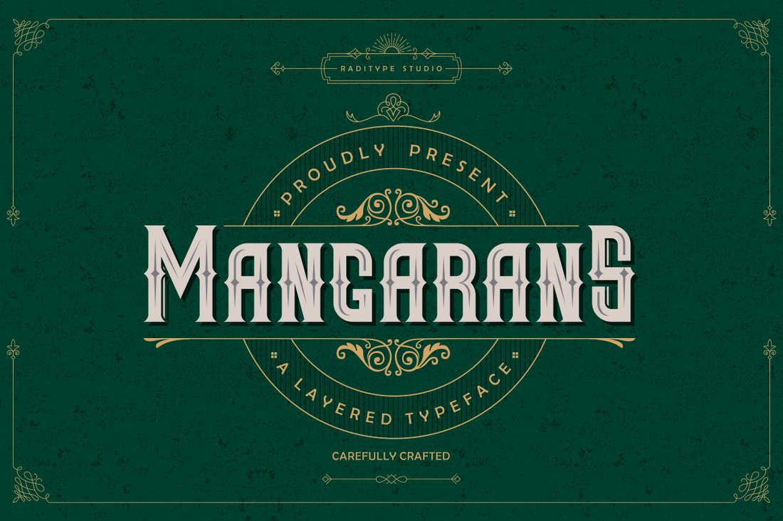 Mangarans - Free Gothic Font