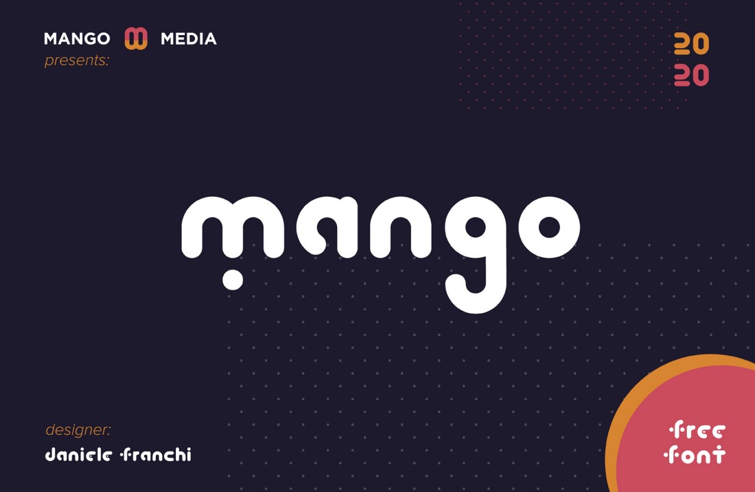 Mango - Free Geometric Minimal Font