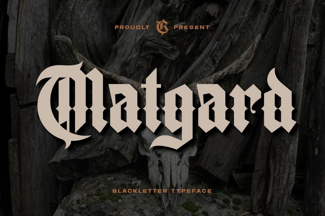 Matgard - Free Blackletter Gothic Font