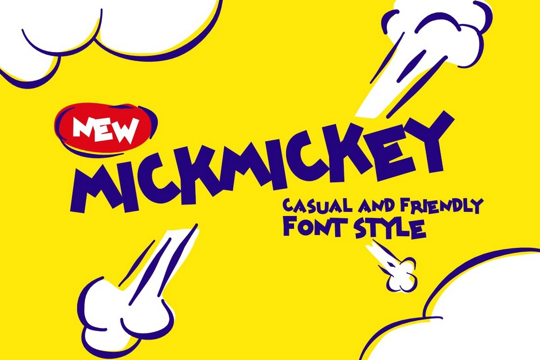 Mickmickey - Casual Chunky Font