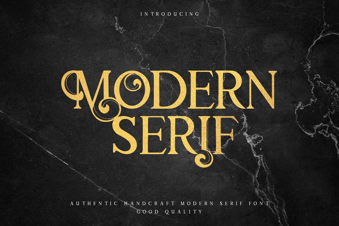 Modern Mode - Modern Serif Poster Font