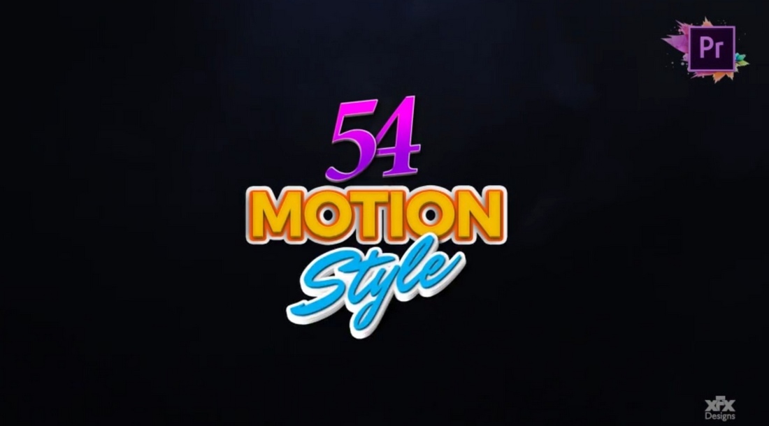 Motion Styles - Text Effects & Premiere Pro Presets