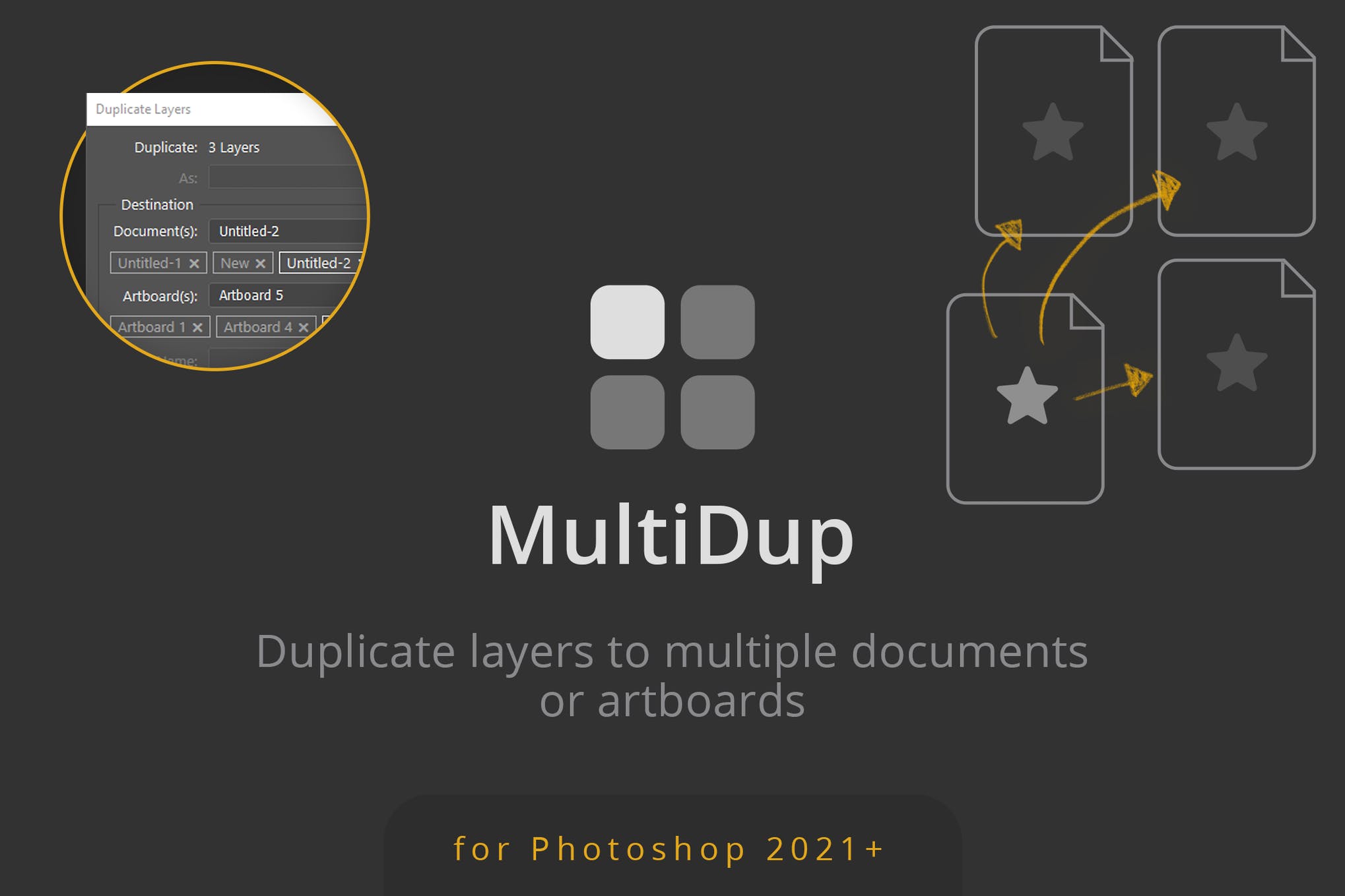 MultiDup - Batch Duplication Plugin Photoshop