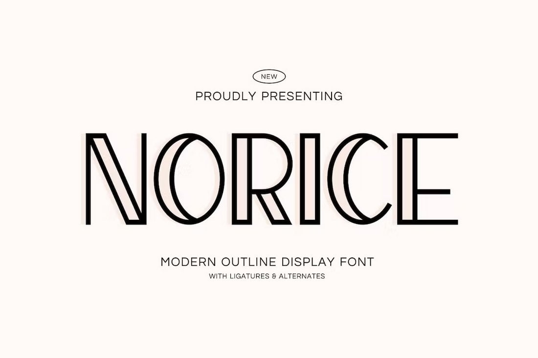 Norice - Thin Modern Simple Font