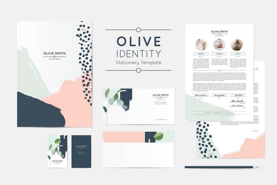 Olive - Identity Stationery Template