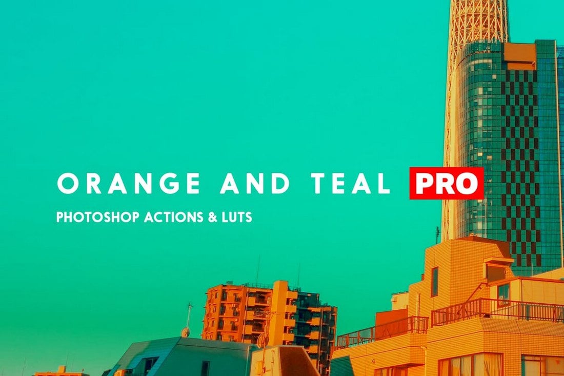 Orange and Teal Pro - Photoshop Instagram Filters