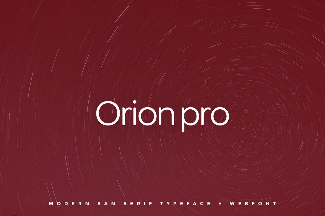 Orion Pro - Creative Simple Font