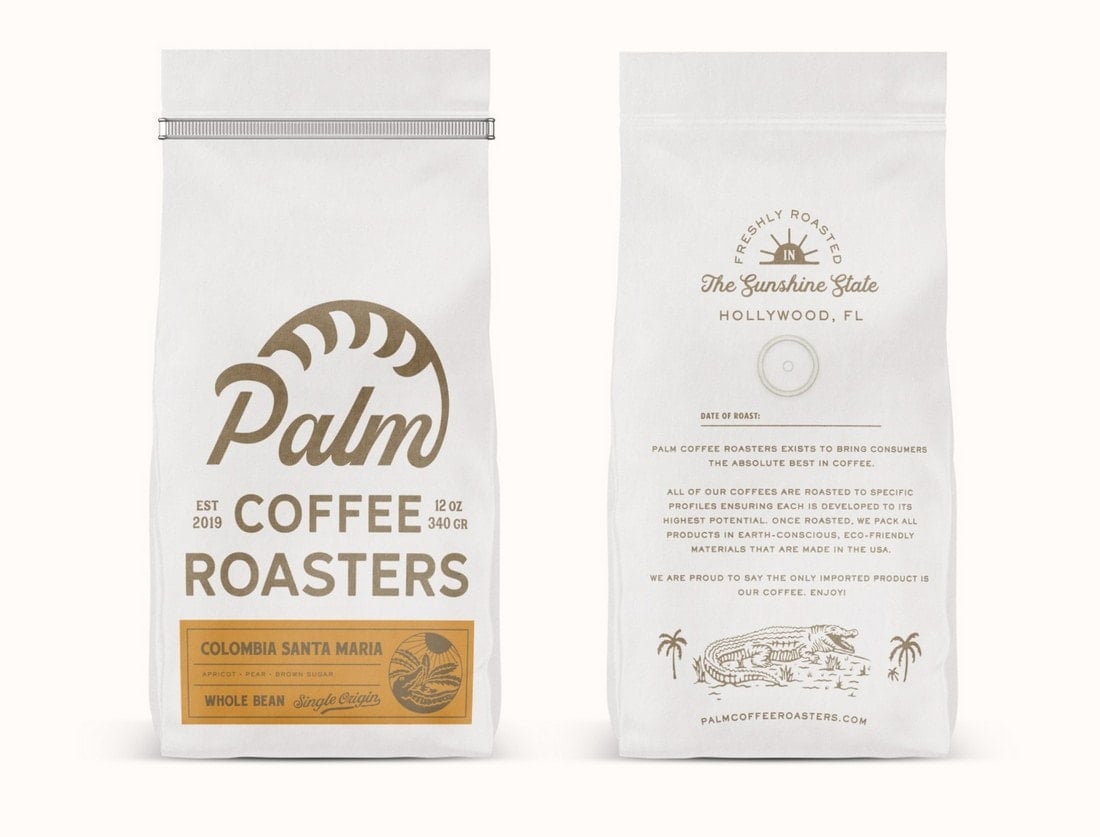 Palm Coffee Roasters label