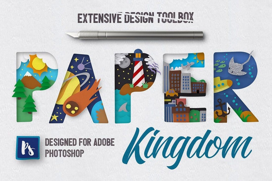 Paper Kingdom Photoshop Layer Styles