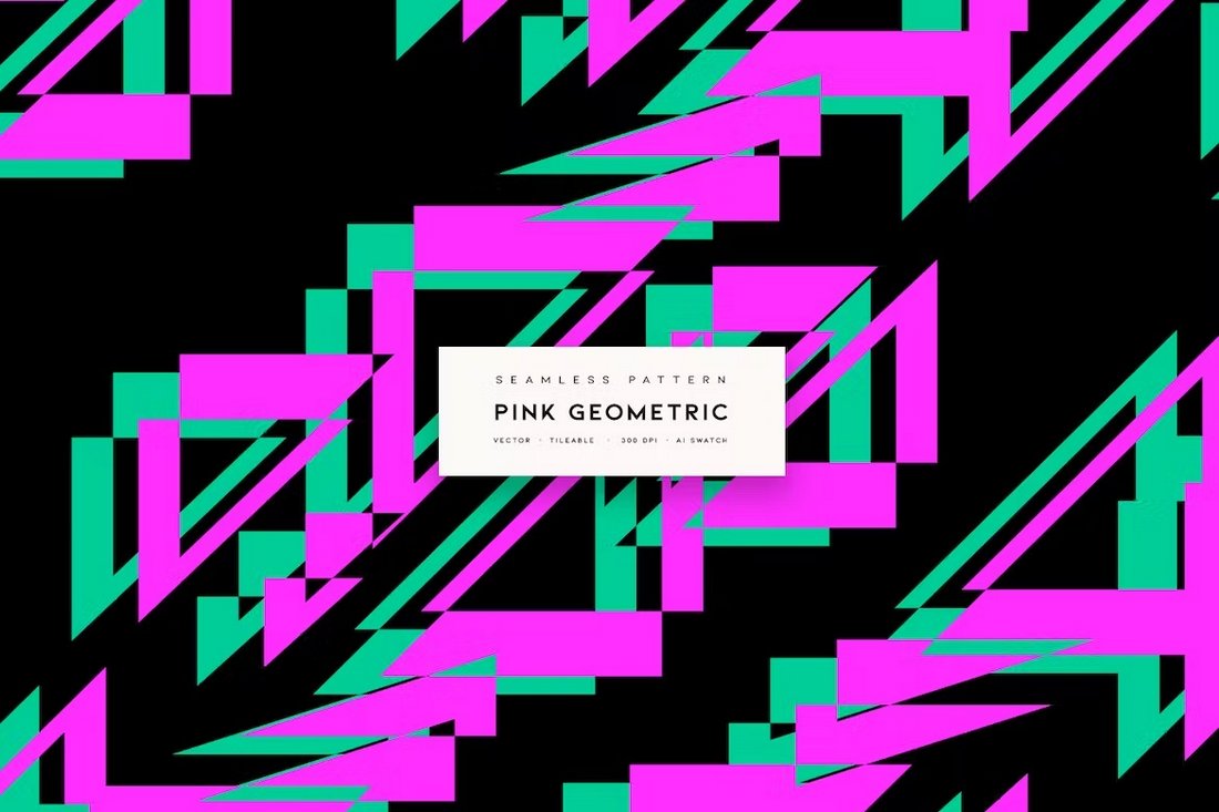 Pink Geometric Pattern & Background Creator
