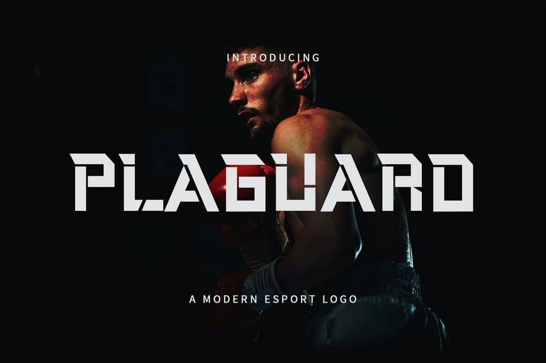 Plaguard - Modern Esport Gaming Font