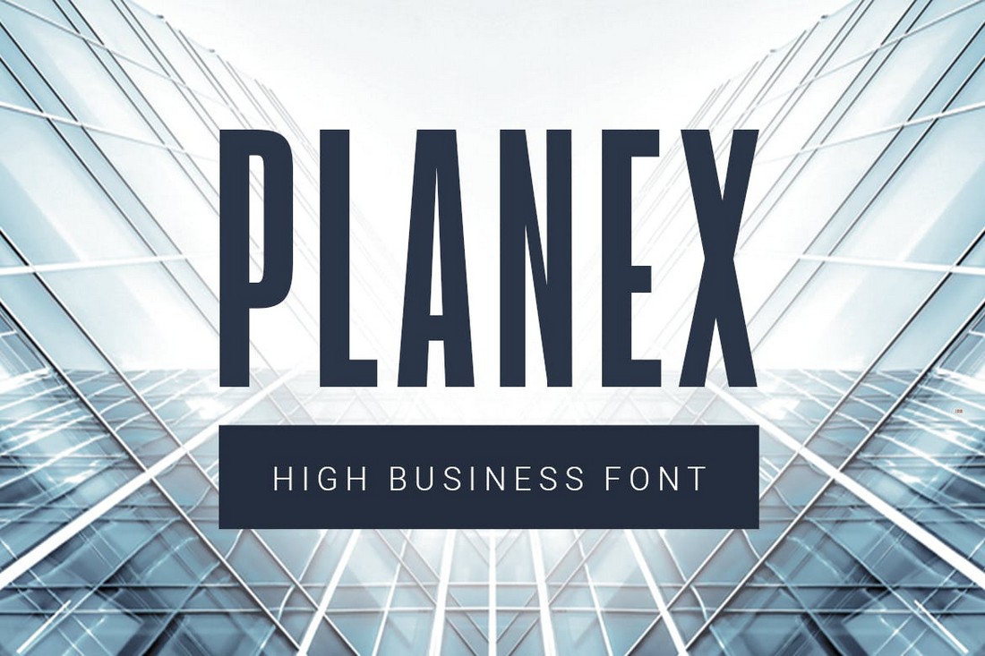 Planex - Business Title Font