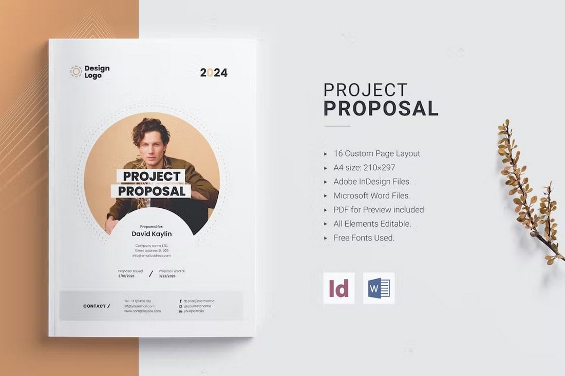 Proposal Brochure Word & InDesign Template