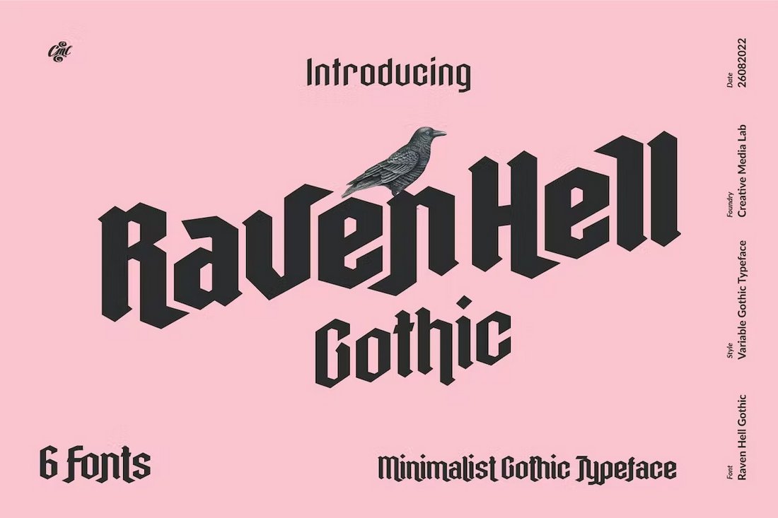 Raven Hell - Modern Gothic Font