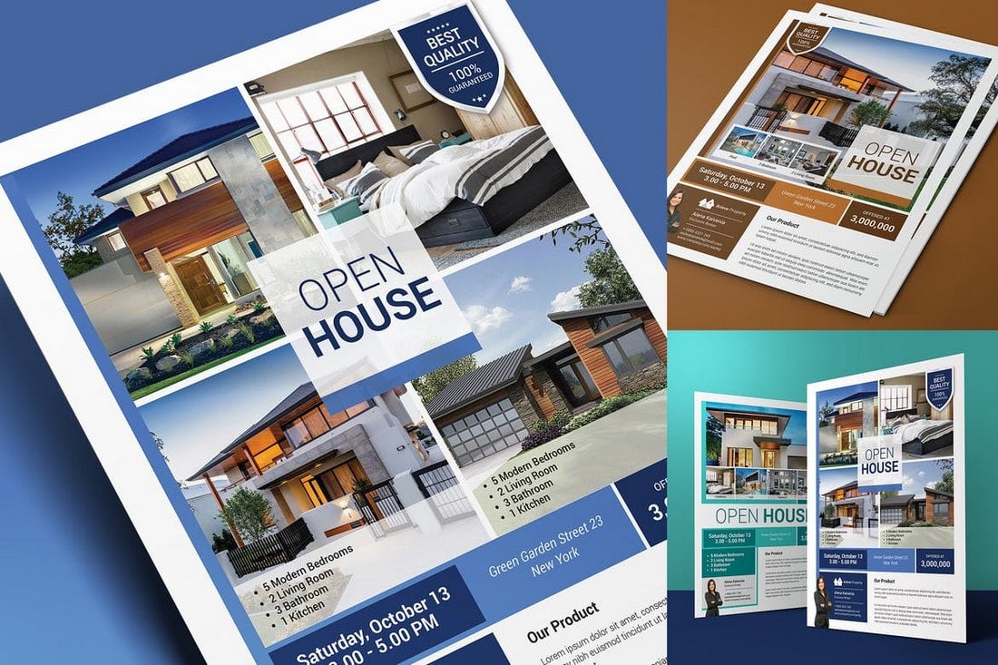 Real Estate & Open House Flyer Template