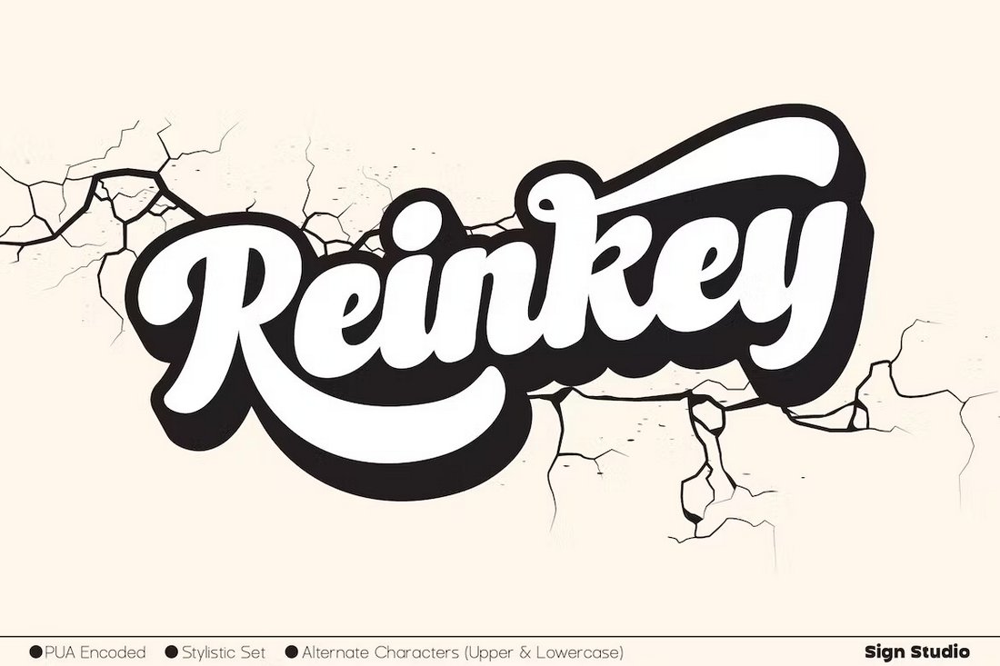 Reinkey - Retro Font for Posters