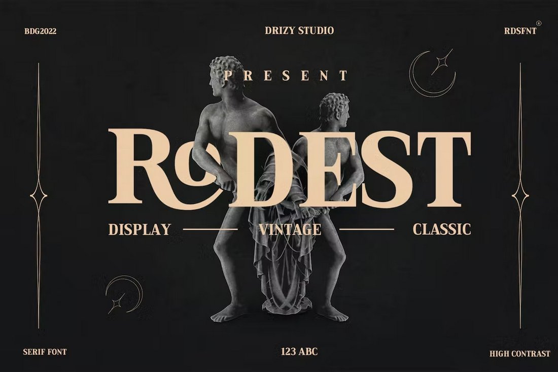 Rodest - Classic Serif Poster Font