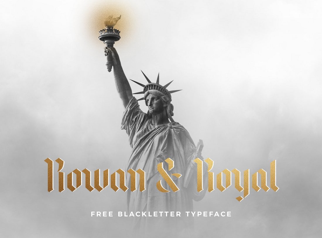 Rowan & Royal - Free Gothic Typeface