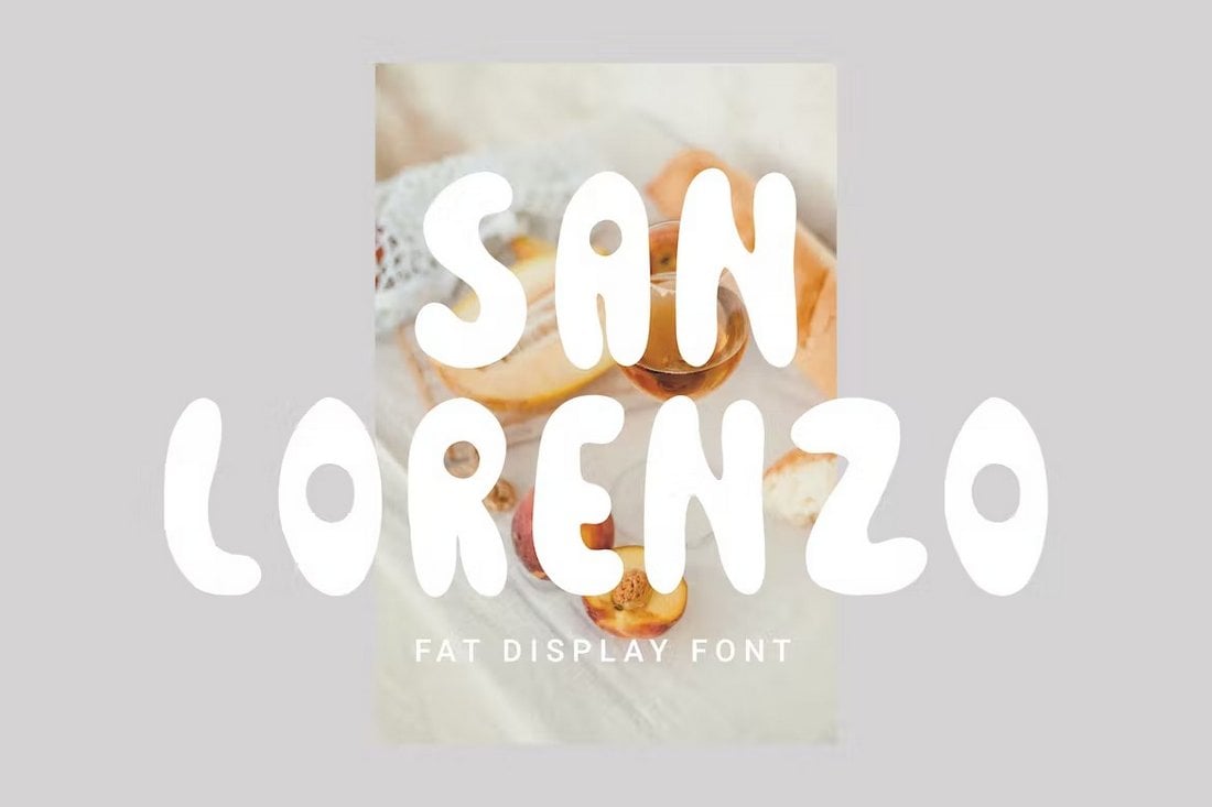 San Lorenzo - Cute Chunky Simple Font