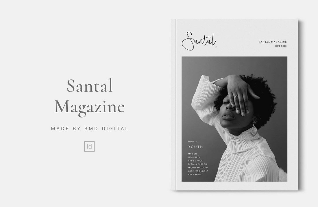 Santal - Free InDesign Magazine Template