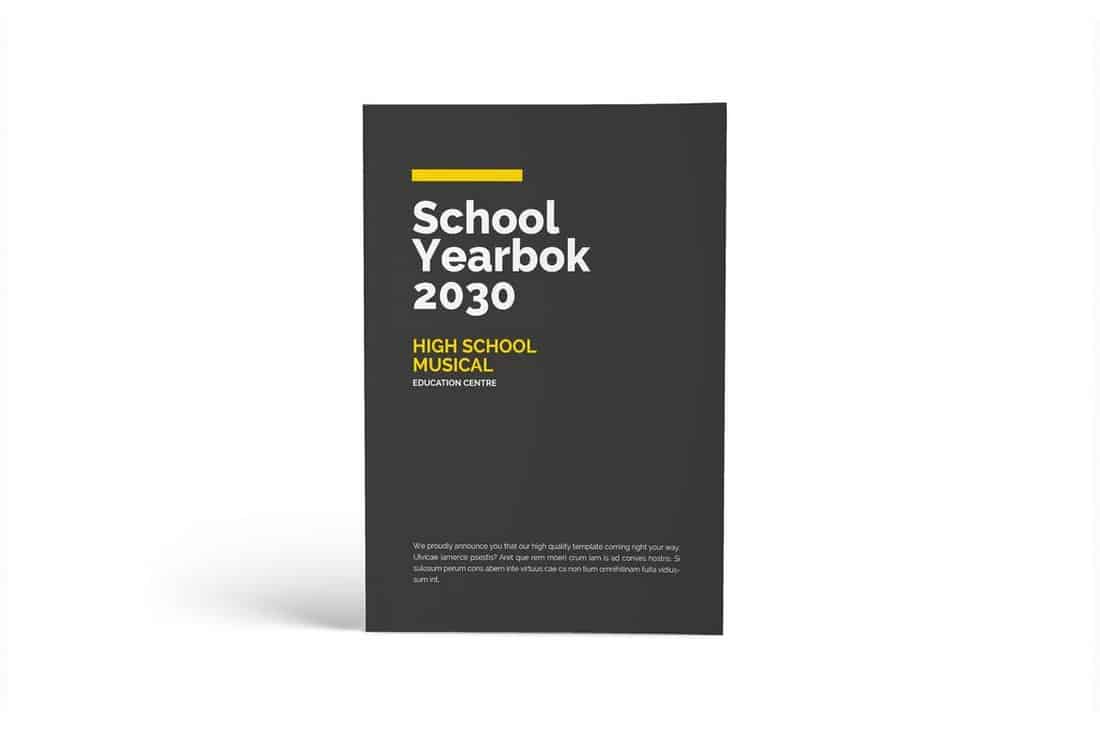 School Year Book InDesign Template