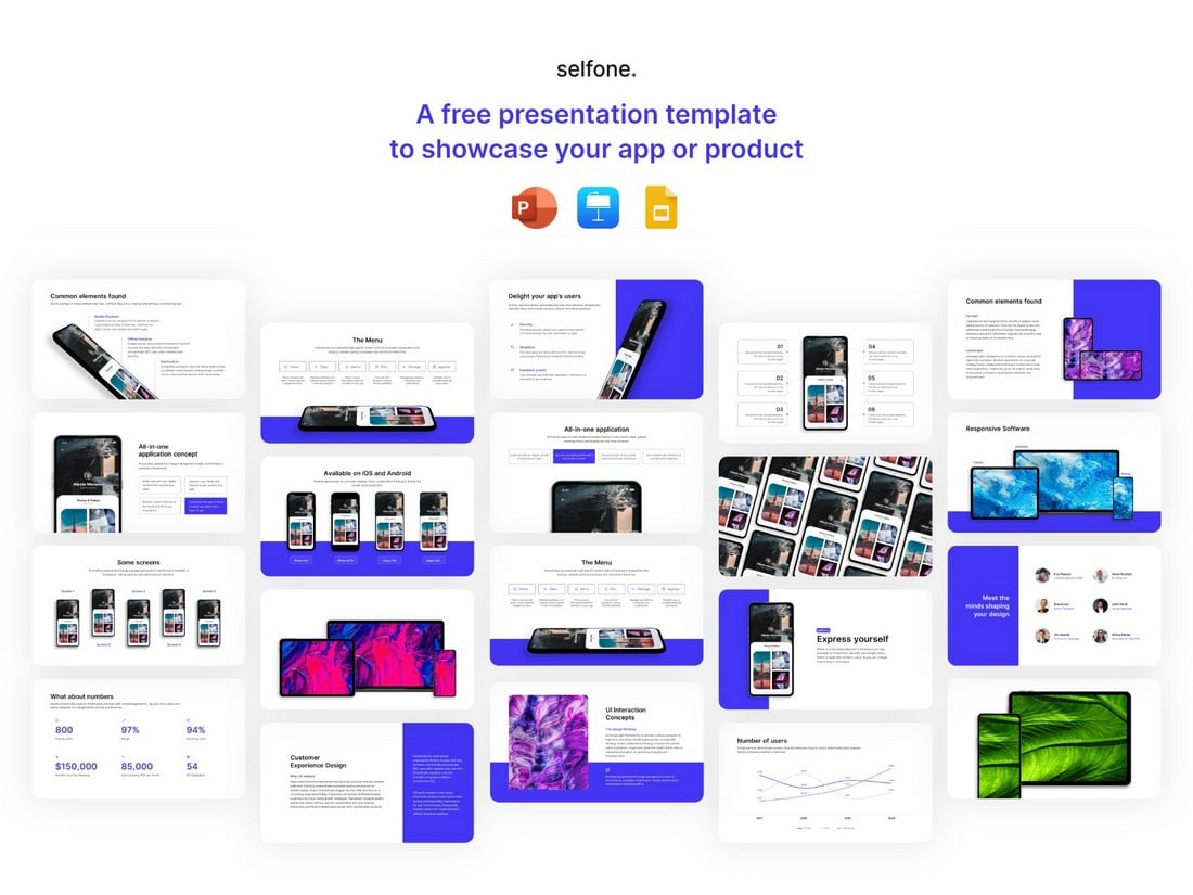 Selfone - Free Google Slides Presentation Template