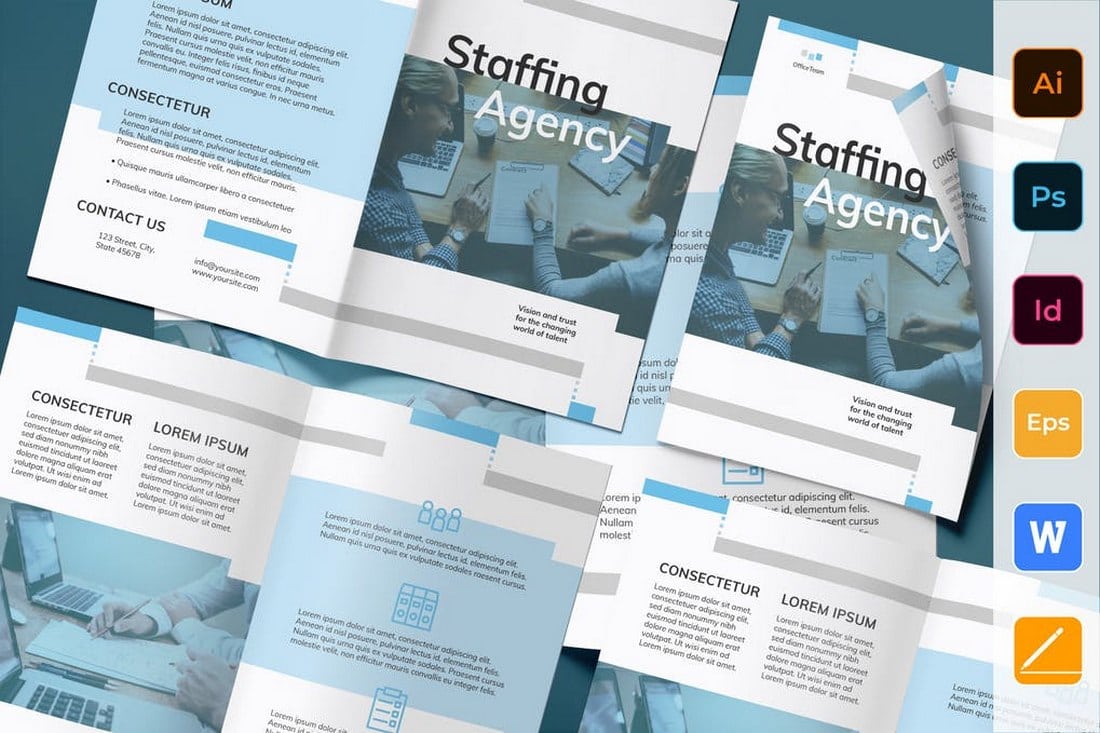 Staffing Agency Bi-Fold Brochure
