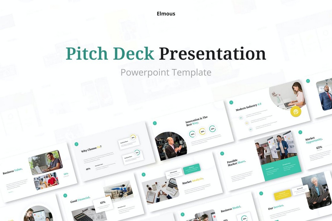 Startup Pitch Deck Powerpoint Template