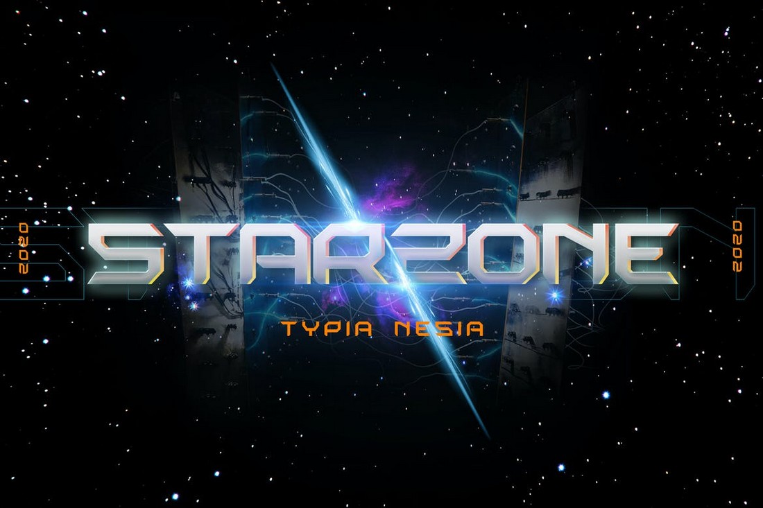 Starzone - SciFi Gaming Font