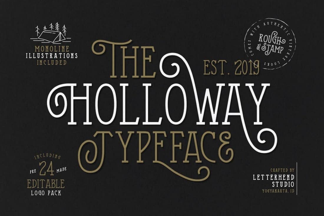 The Holloway - Creative Serif Font