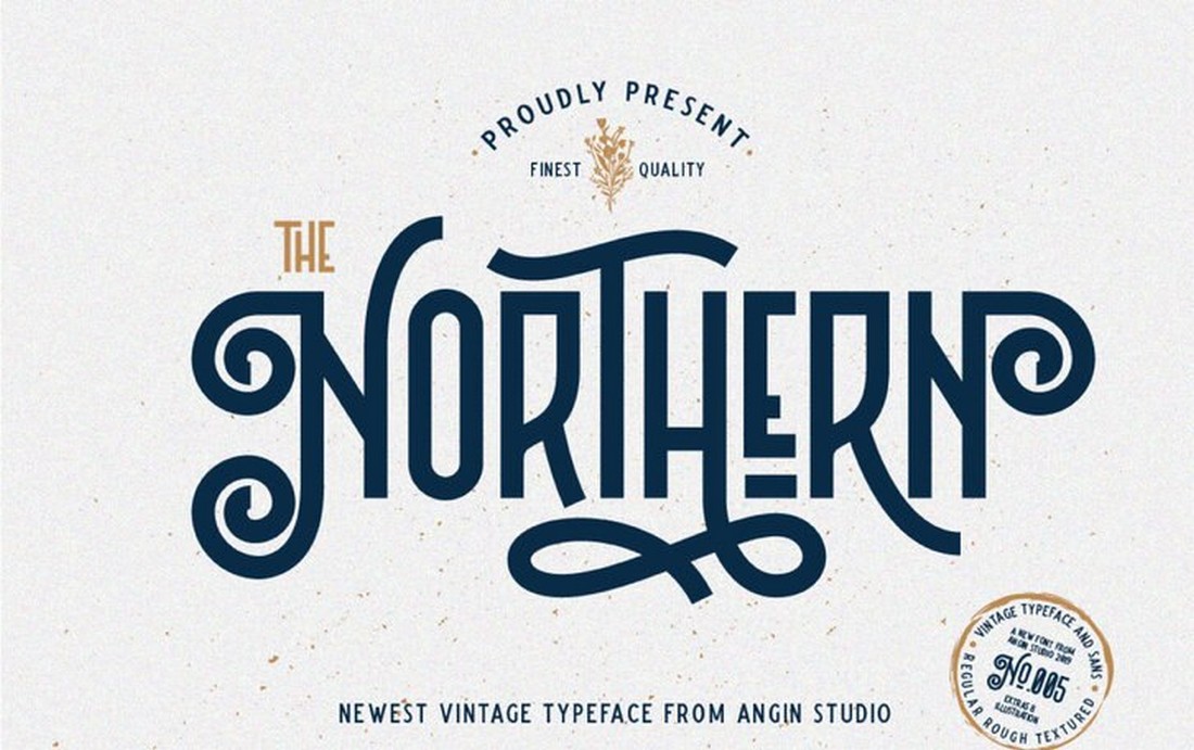 The Northern - Free Decorative Font