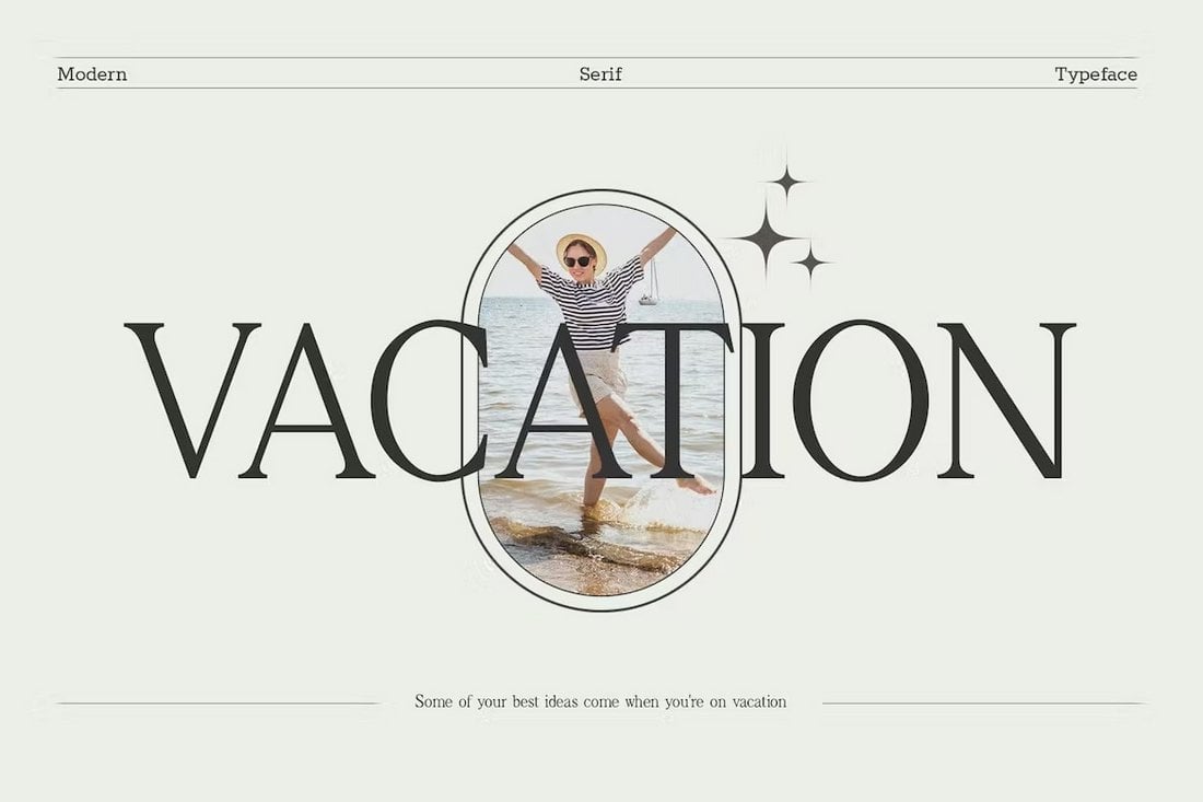 Vacation - Minimal Serif Font
