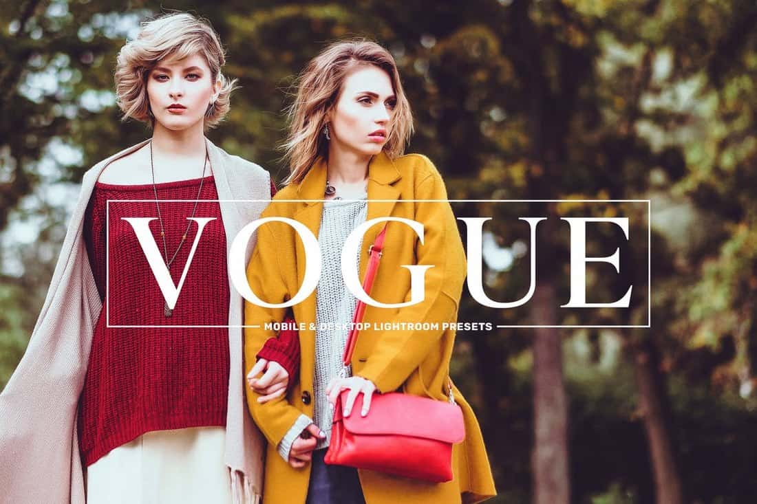 Vogue Lifestyle Lightroom Presets Pack