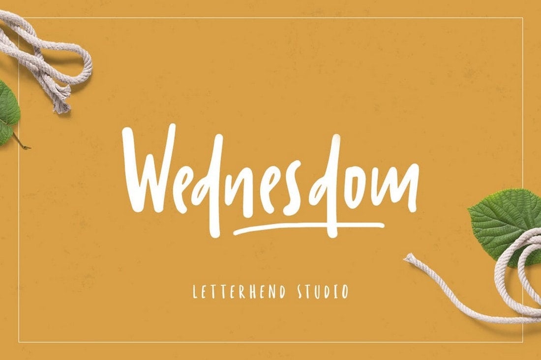 Wednesdom - Playful Handwriting Font