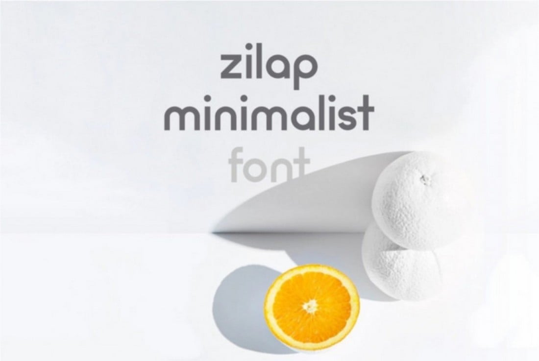 Zilap - Free Minimalist Sans Serif Font