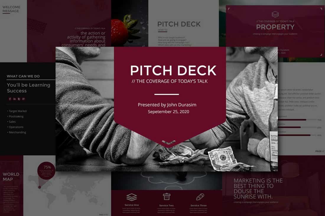 business-Startup Pitch Deck Template For PowerPoint