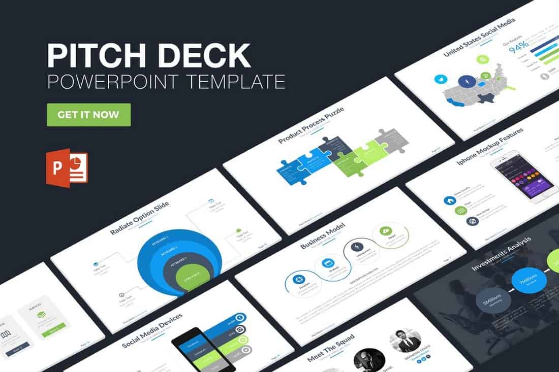 modern-Startup Pitch Deck Template For PowerPoint