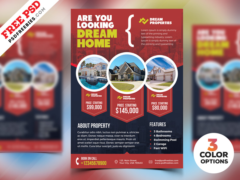 real estate flyer template 