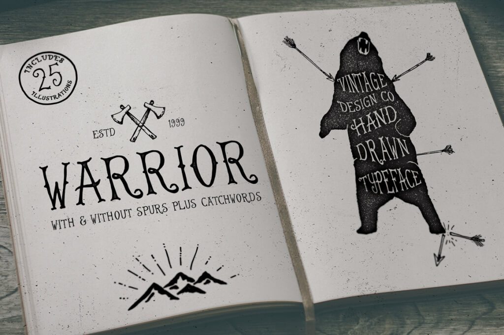 warrior-typeface-hand-lettered-o