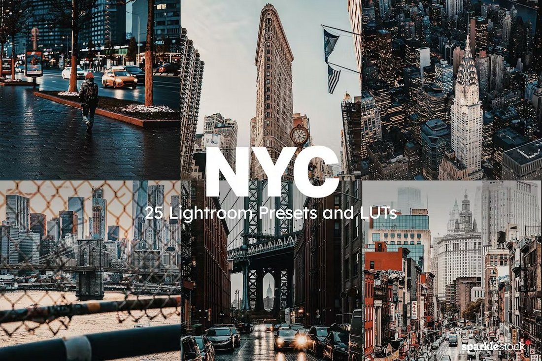 25 NYC Cityscape Lightroom Presets and LUTs