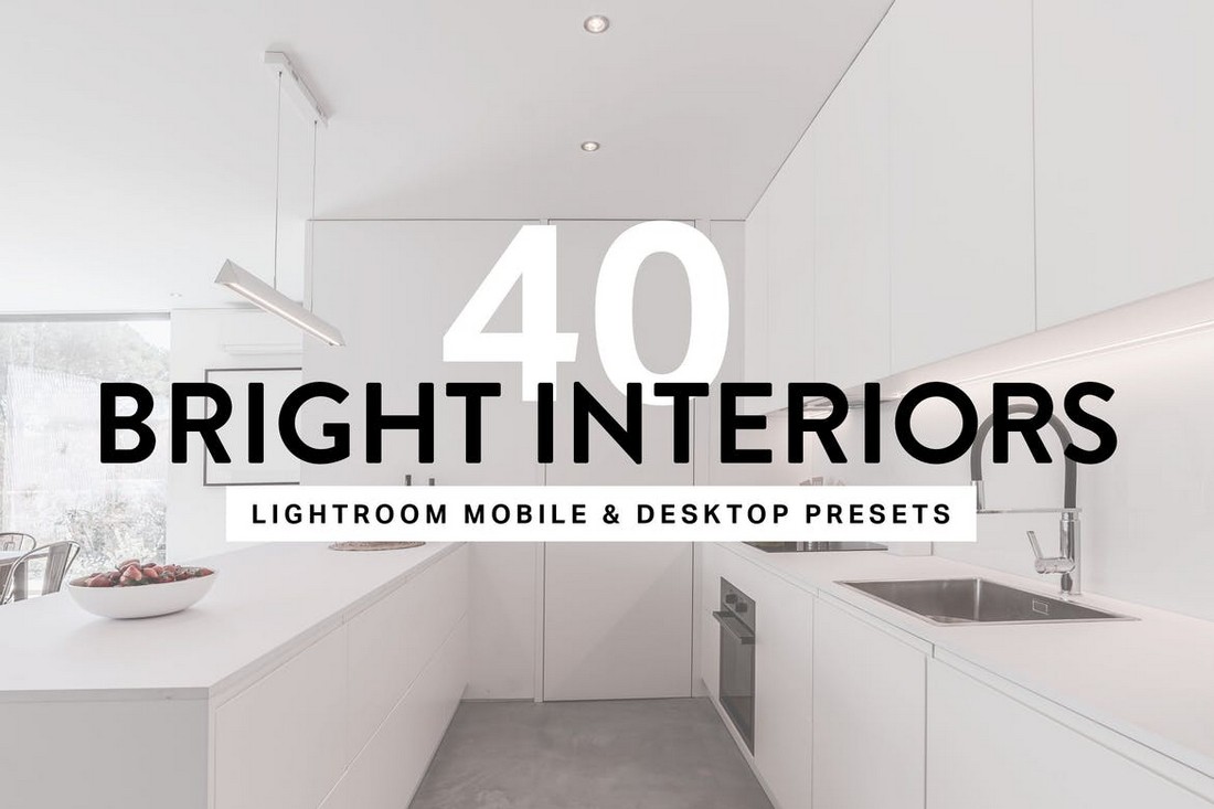 40 Bright Interior Lightroom Presets