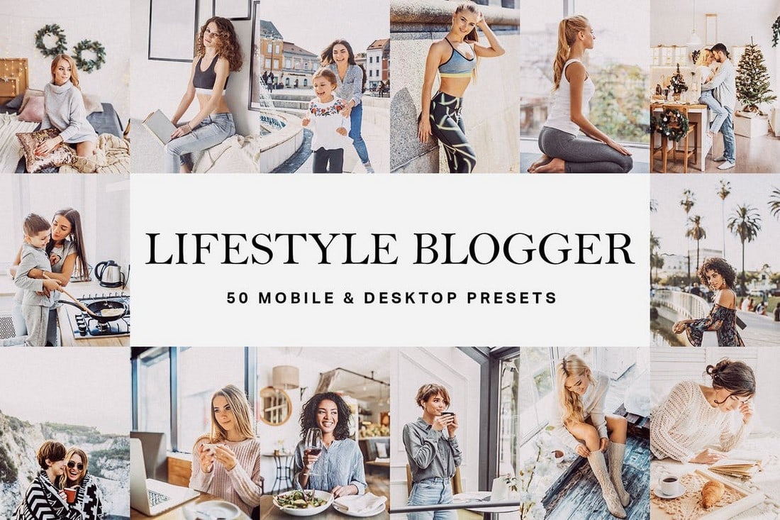 50 Lifestyle Blogger Lightroom Presets