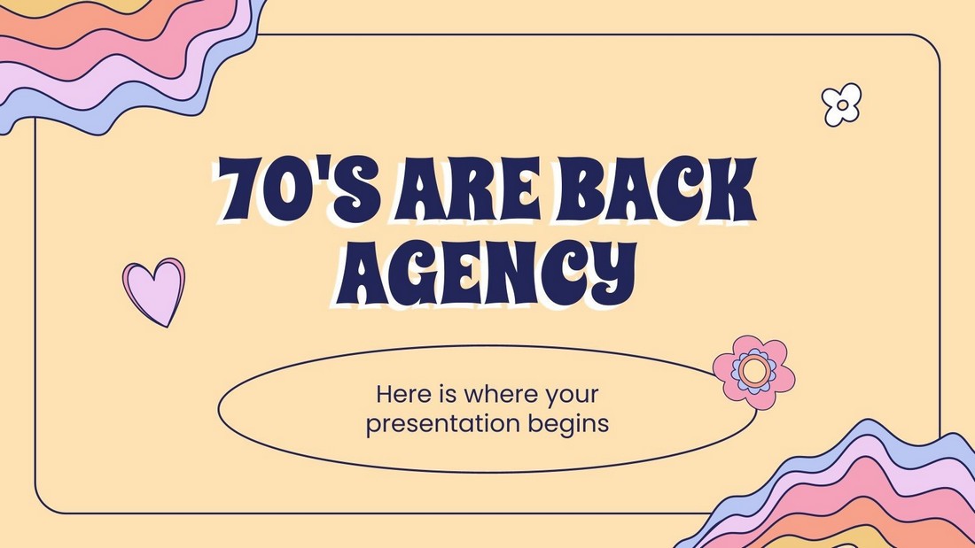 70's Are Back - Free Retro PowerPoint Template