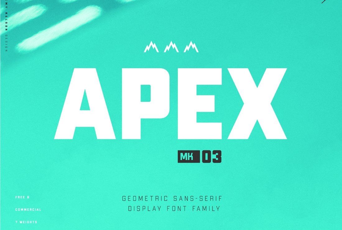 Apex - Free Bold Display Font