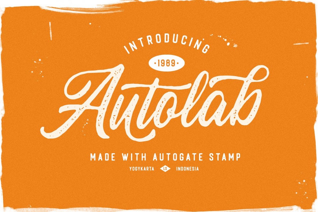 Autogate - Rustic Cursive Font