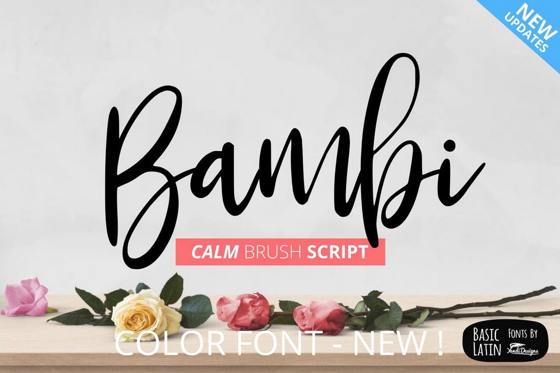 Bambi - Creative Script Fonts