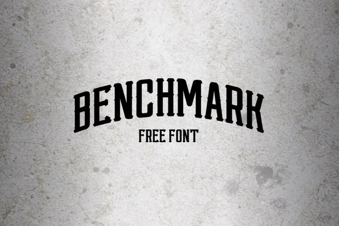 Benchmark - Free Baseball Font