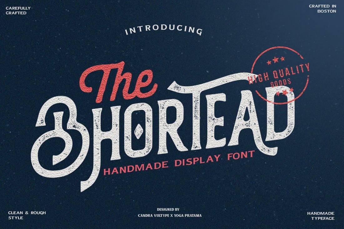 Bhortead - Rustic Display Font