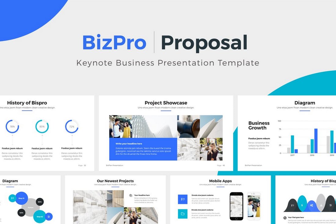 BizPro - Proposal Keynote Template Presentation